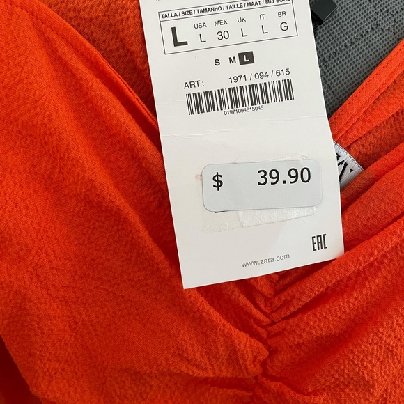 Zara Ruched Bodysuit with Straps - Picture 4 of 4